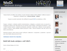 Tablet Screenshot of modi.narativ.cz