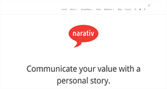 Desktop Screenshot of narativ.com