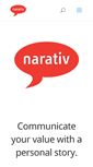 Mobile Screenshot of narativ.com