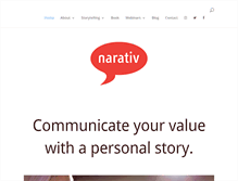 Tablet Screenshot of narativ.com